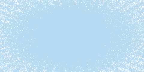 Magic falling snow christmas background. Subtle