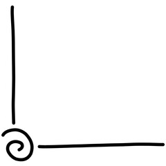 Hand Drawn Doodle Corner 