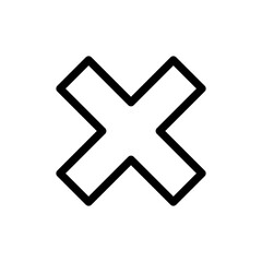 Cancel icon, vector illustration. vector cancel icon illustration isolated on white background..eps