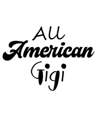 4th-of-July typography text vector