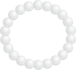 White pearl bracelet 2023051934