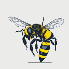 honey bee vector