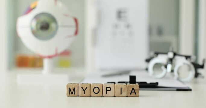 Myopia causes symptoms diagnosis and treatment. Multidisciplinary ophthalmological medical center and vision treatment