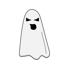 Halloween Ghost Vector Element