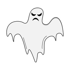 Halloween Ghost Vector Element
