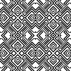 Seamless models. Modern stylish texture. Monochrome, simple. Vector.