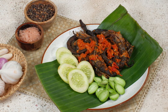 cobek belut- Indonesian traditional food