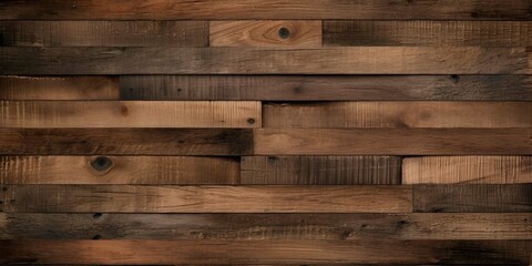 Naklejka premium Brown Rustic Boards