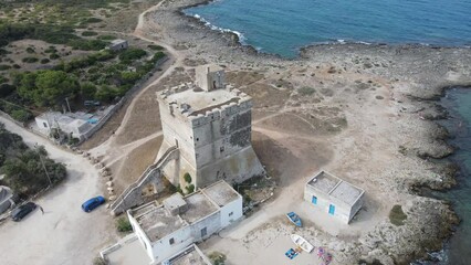 Torre Squillace, is a coastal tower of Salento located in the northern end of the municipality of Nardo, on the border with the municipality and the protected marine area of Porto Cesareo