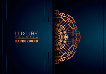 Luxury mandala background ornamental, arabesque style With Golden Arabesque Pattern Style. Decorative Mandala Ornament For Print, Brochure, Banner, Cover, Poster, Invitation Card