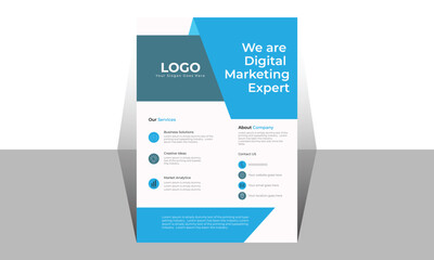 Marketing flyer template modern  business  proposal creative & professional  layout for Corporate business