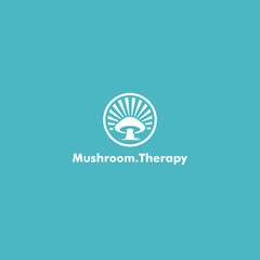 Logo Vector for healthy Mushroom Therapy