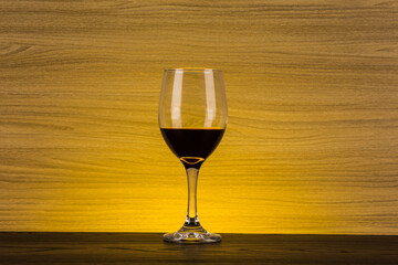 Exquisite and beautiful elevated glass red wine glass