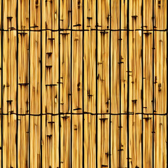 bamboo grove wood texture plank background. wooden texture. Generative AI