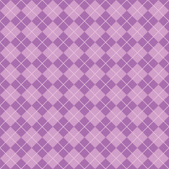 Simple Light Purple Seamless Argyle Pattern