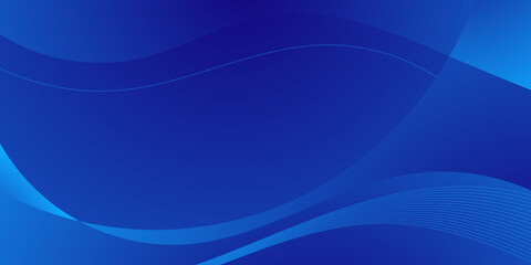 blue wave background with space area