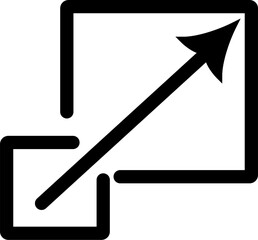 Scalability or scalable system line art vector icon for apps and websites. Replaceable vector design.