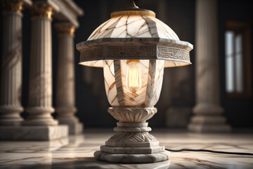Antique desk Light - Generative AI