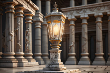 Old street Light - Generative AI