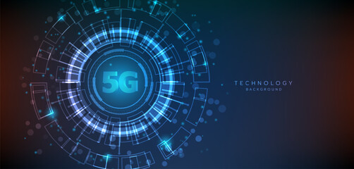 Hi-tech digital technology futuristic circuit digital.Abstract futuristic design. artificial intelligence.Modern futuristic design.Cloud computing Abstract technology vector illustration background.