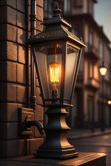 Light in the street - Generative AI