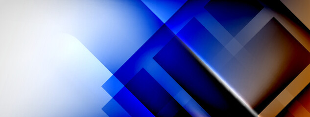 Abstract lines geometric techno background layout