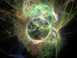 Imaginatory fractal abstract background Image