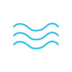 Wave Icon Vector Illustration	
