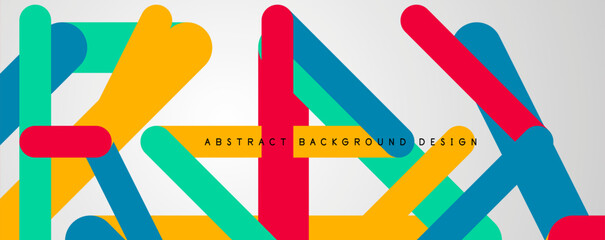 Straight lines minimalist abstract background with fluid colors. Vector Illustration For Wallpaper, Banner, Background, Card, Book Illustration, landing page