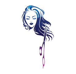 Beauty Hair Salon Logo female fashion logo 