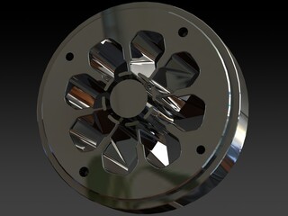 Mandrel Die for Pipe Extrusion 3D Rendering