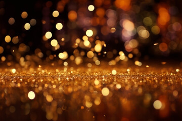 Glitter Falling lights blurred Background
