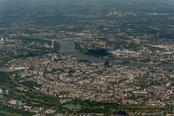 Fototapeta na wymiar Luftbild Köln Aerial Cologne