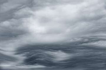 Obraz premium Gray storm clouds in the sky