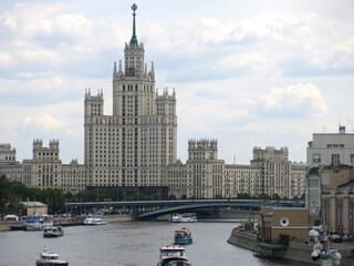 Stalin's high-rise on Kotelnicheskaya embankment in Moscow
