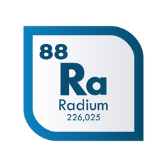Radium icon set. vector template illustration  for web design