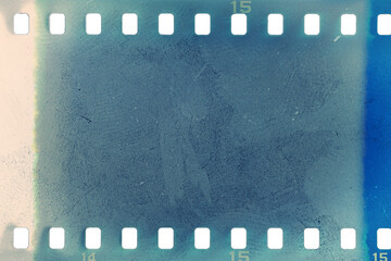 Dusty and grungy 35mm film texture or surface
