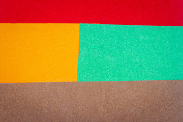 Fototapeta premium Multicolor background from a paper of different colors