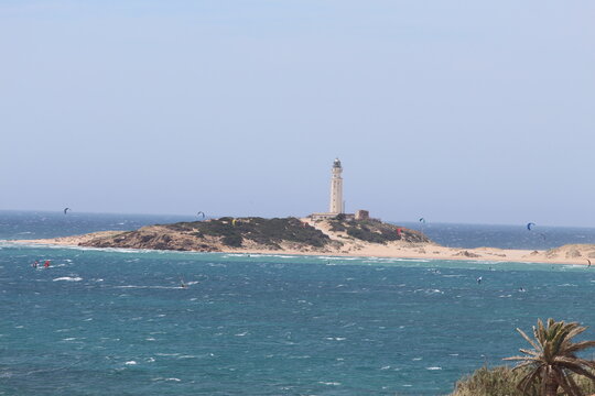 Faro de Trafagar, playa Zahora, C&aacute;diz 