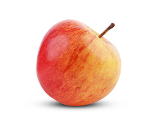 Fresh whole apple isolated on transparent background. PNG