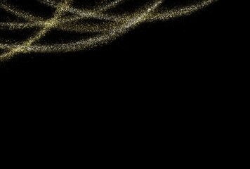 Luxury Gold Star Dust Glitter Abstract Background