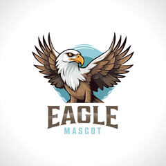 Eagle Mascot Logo Design 