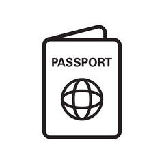 passport icon vector design illustration