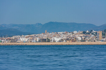 Javea, Alicante from aboard a boat