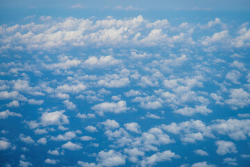 a view of the sky and clouds from an airplane