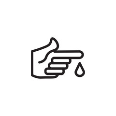 Blood Test Lab Outline Icon