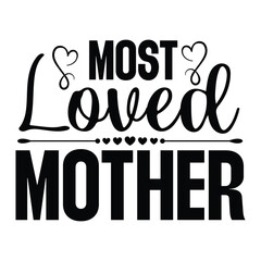 Mother's Day typography shirt design for mother lover mom mommy mama Handmade calligraphy vector illustration Silhouette