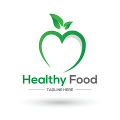 Health Food Logo Design Vector EPS