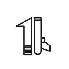 Diving Gun Marine Outline Icon