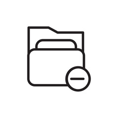 File Catalog Folder Outline Icon